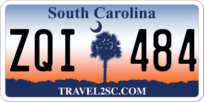 SC license plate ZQI484