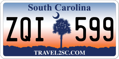 SC license plate ZQI599
