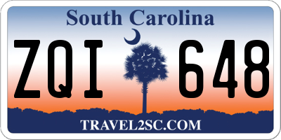 SC license plate ZQI648