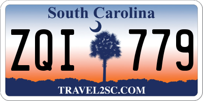 SC license plate ZQI779