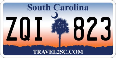SC license plate ZQI823