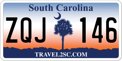 SC license plate ZQJ146