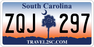 SC license plate ZQJ297