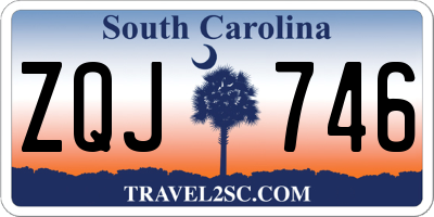 SC license plate ZQJ746