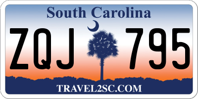 SC license plate ZQJ795