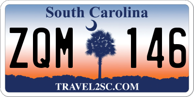 SC license plate ZQM146