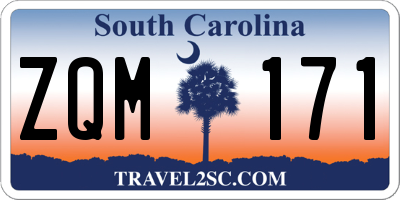SC license plate ZQM171