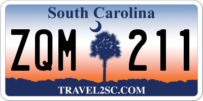 SC license plate ZQM211