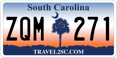 SC license plate ZQM271