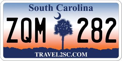 SC license plate ZQM282