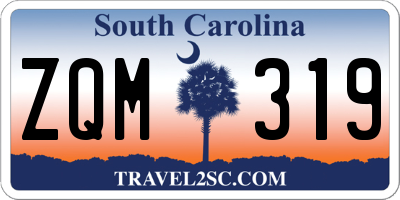 SC license plate ZQM319