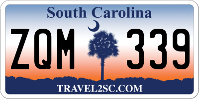 SC license plate ZQM339