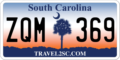 SC license plate ZQM369