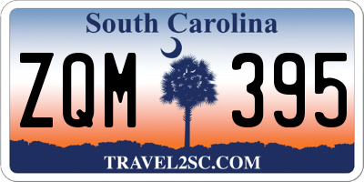 SC license plate ZQM395