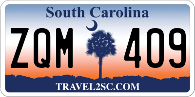 SC license plate ZQM409