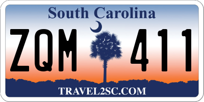 SC license plate ZQM411