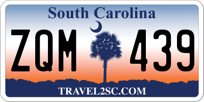 SC license plate ZQM439