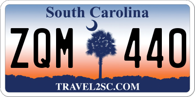 SC license plate ZQM440