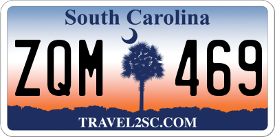 SC license plate ZQM469