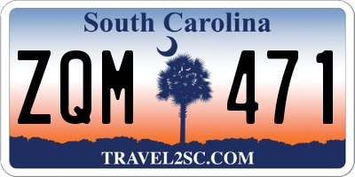 SC license plate ZQM471