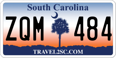 SC license plate ZQM484