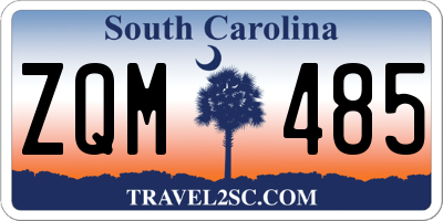 SC license plate ZQM485