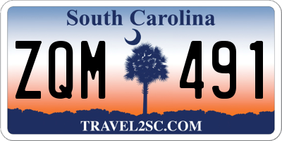 SC license plate ZQM491