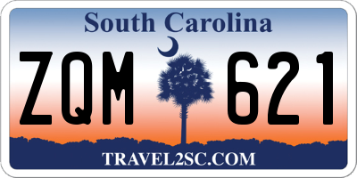 SC license plate ZQM621