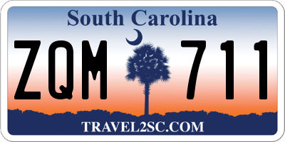 SC license plate ZQM711