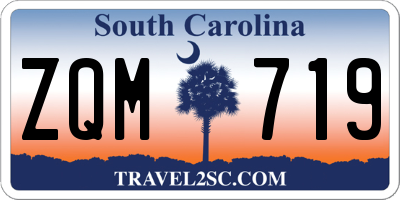 SC license plate ZQM719
