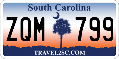 SC license plate ZQM799