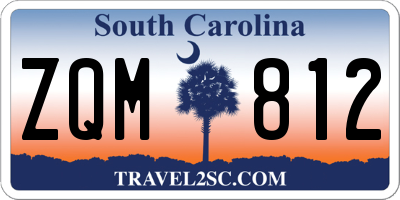 SC license plate ZQM812