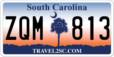 SC license plate ZQM813
