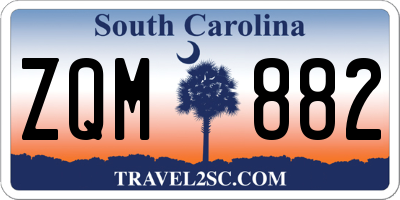 SC license plate ZQM882