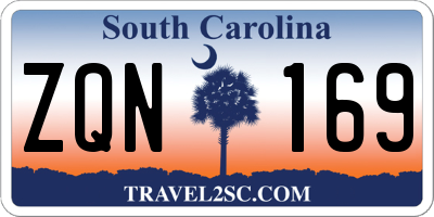 SC license plate ZQN169