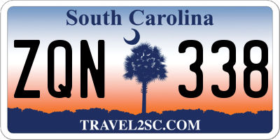 SC license plate ZQN338