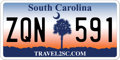 SC license plate ZQN591