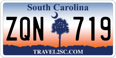 SC license plate ZQN719
