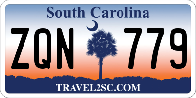 SC license plate ZQN779