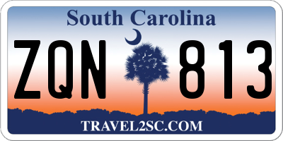 SC license plate ZQN813