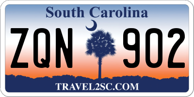SC license plate ZQN902