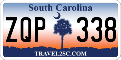 SC license plate ZQP338