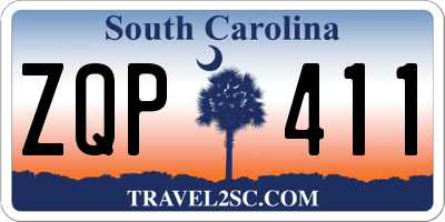 SC license plate ZQP411