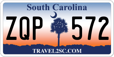 SC license plate ZQP572
