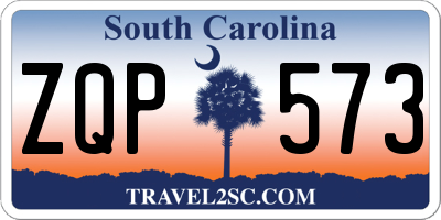SC license plate ZQP573