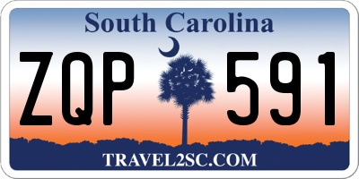 SC license plate ZQP591