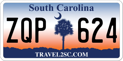 SC license plate ZQP624
