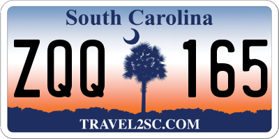 SC license plate ZQQ165