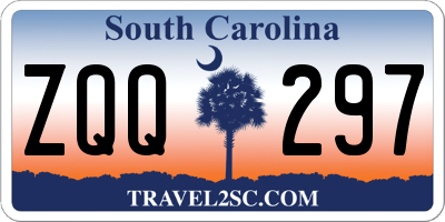 SC license plate ZQQ297