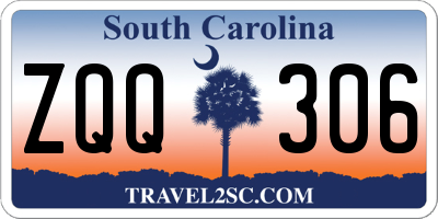 SC license plate ZQQ306